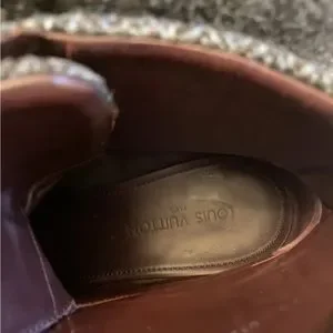 Brown and white tweed wool boots with brown and navy by Louis Vuitton size 10lv Louis Vuitton | Shoes | Brown And White Tweed Wool Boots  main image 2
